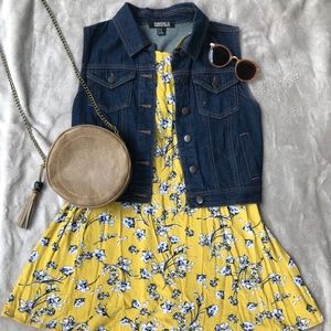 Denim vest jacket